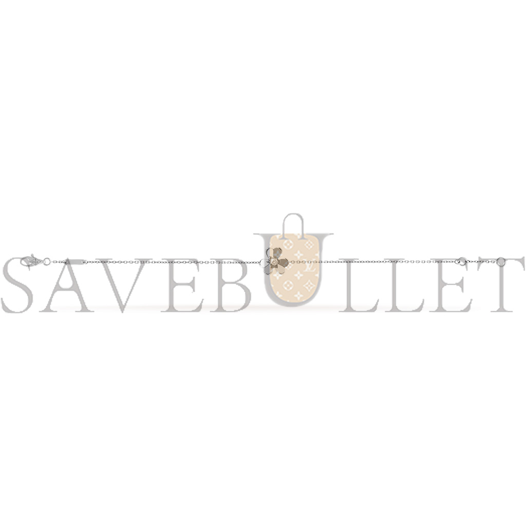 v*n cl*f arpels frivole bracelet, mini model - white gold, Di*m*nd  vcarp0j500
